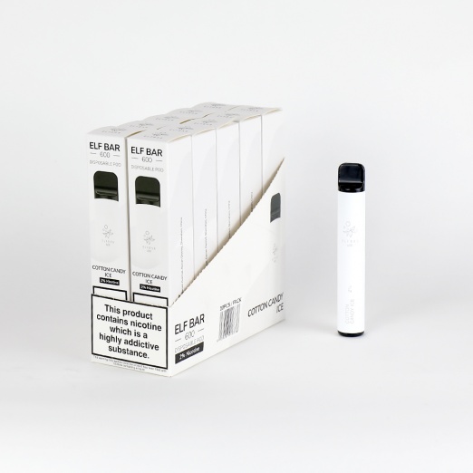 Elf Bar 600 Puff Disposable Pod COTTON CANDY ICE S&R Tradelink Ltd